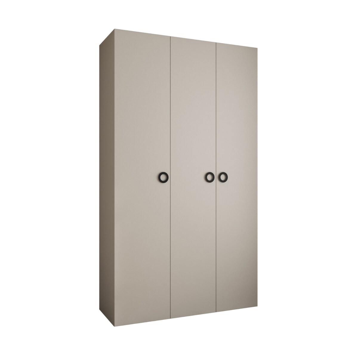 Szafa trzydrzwiowa Como 1 140 gł.40 kaszmir+czarny