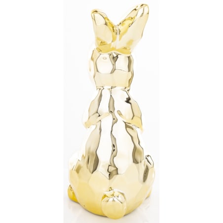 Dekoracja - złota figurka królika 14,5x6x7 cm CONIGLIO DORATO - II