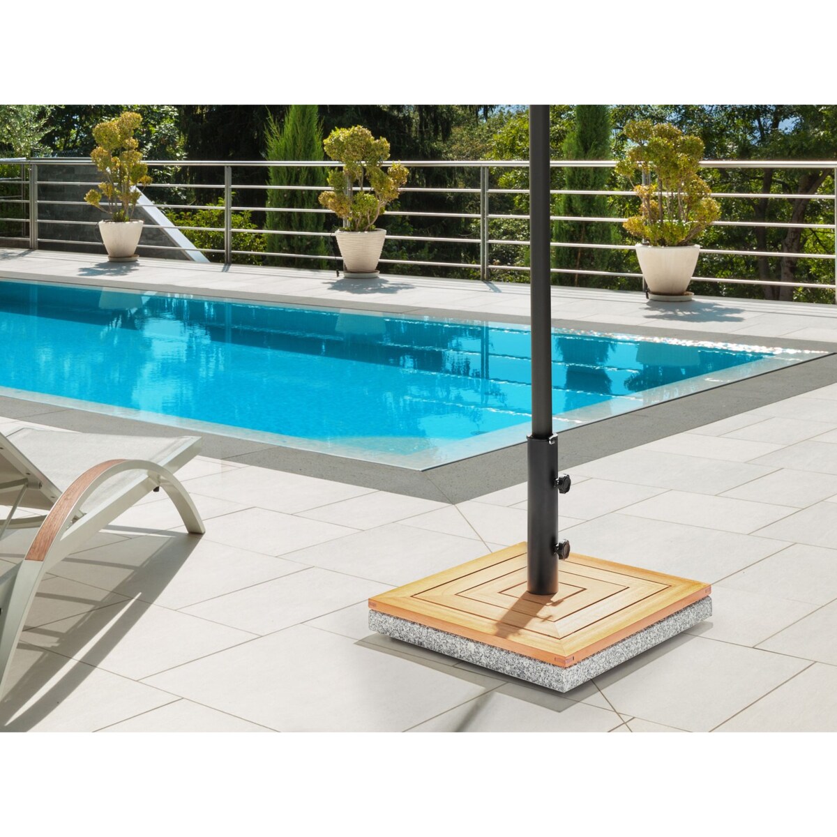 Podstawa do parasola CECCANO Brązowy Kwadratowy 21 kg