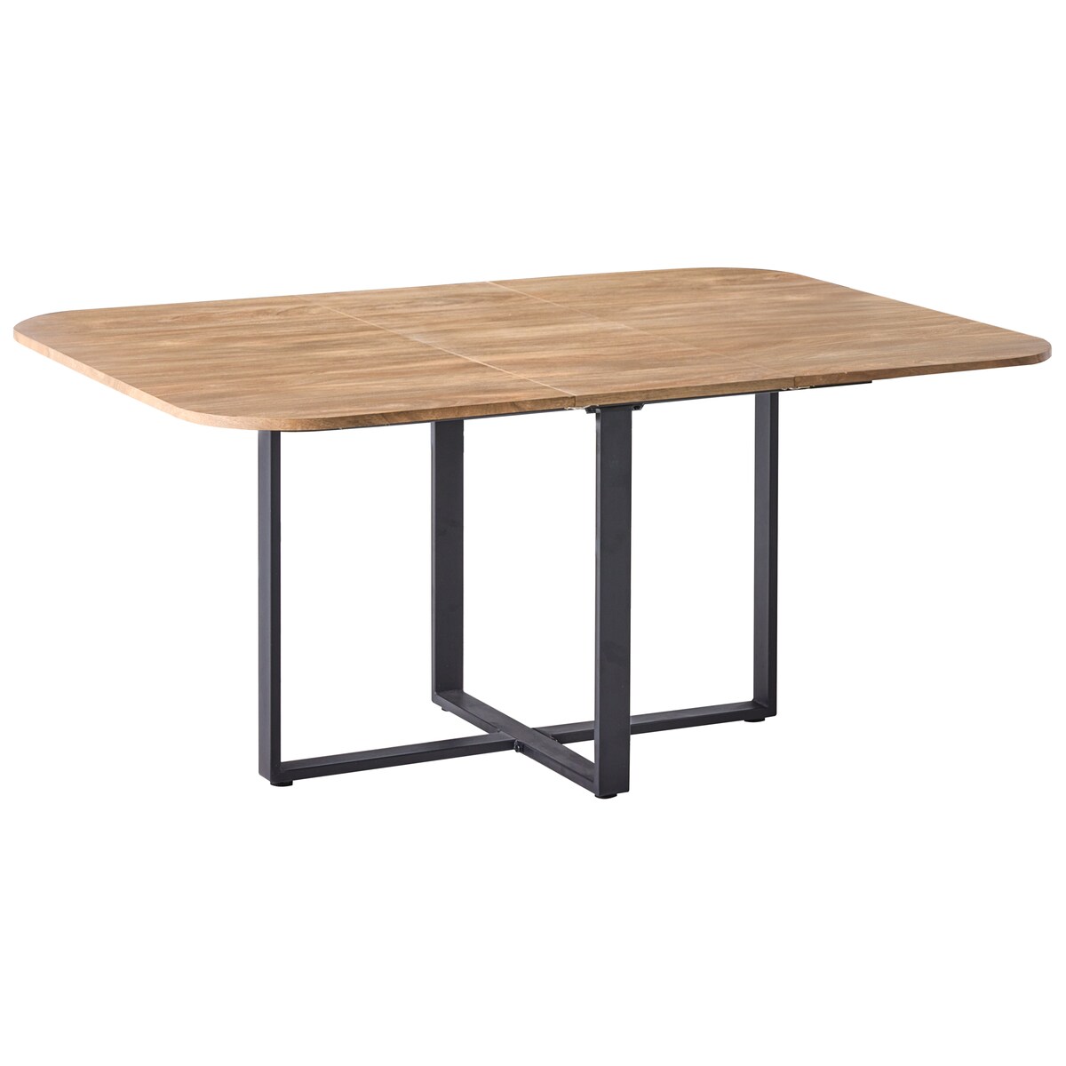 Stół do jadalni rozkładany COOPER Brązowy 120/160 cm 120 cm