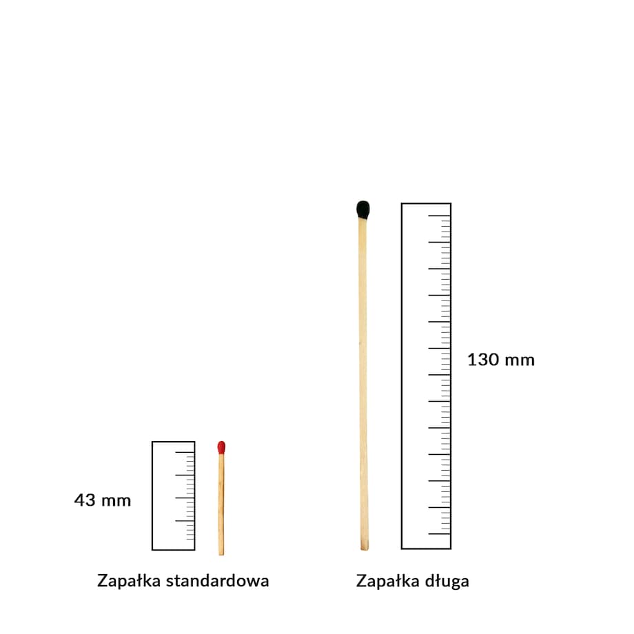 Zapałki w szklance - różowe