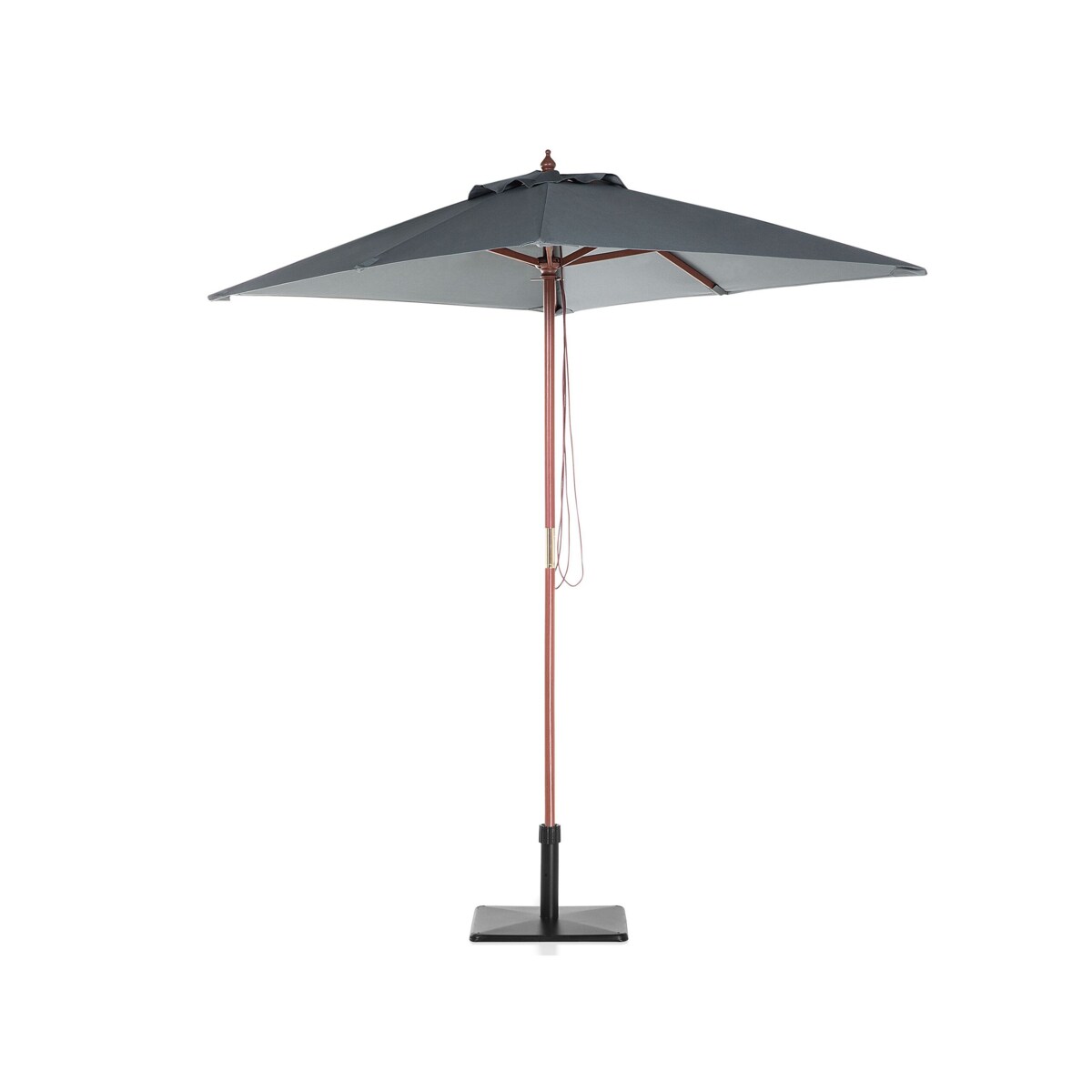 Parasol ogrodowy 144 x 195 cm szary FLAMENCO
