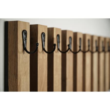 Drewniany wieszak na klucze Lamele 60cm