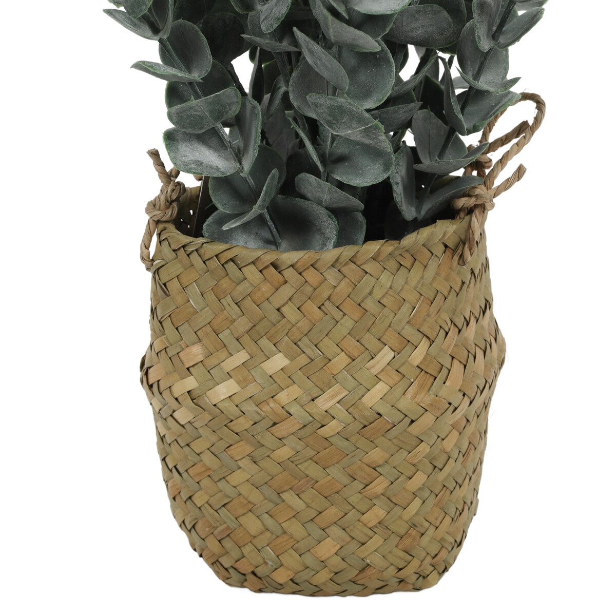 Sztuczna roślina eukaliptus w koszyku, 50 cm