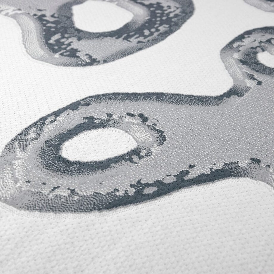 Narzuta na łóżko 200x220 cm szara