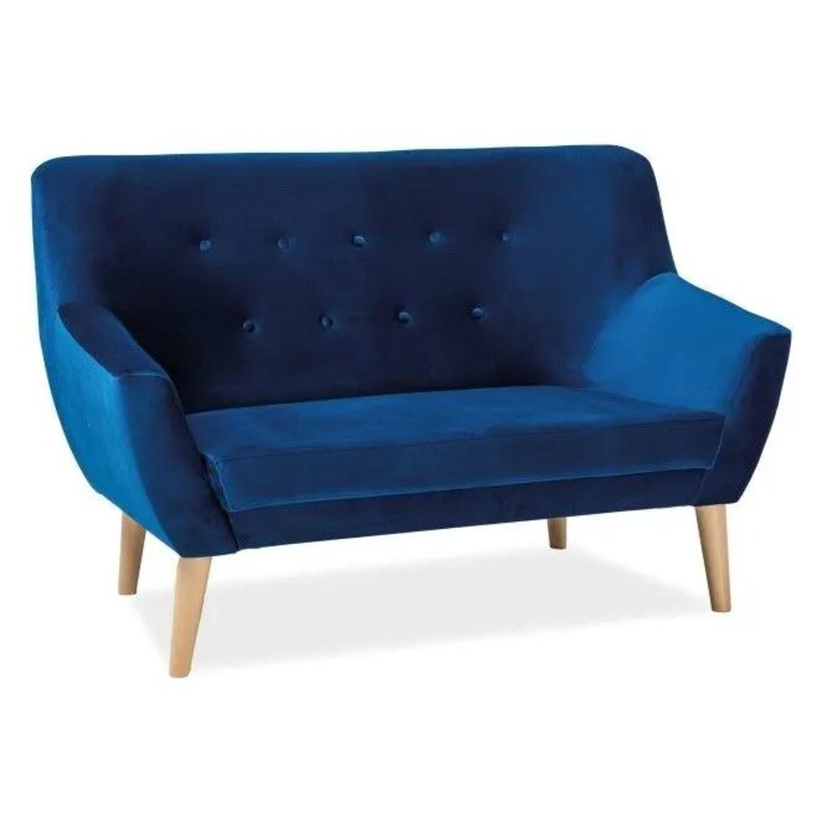 Sofa NORDIC 2 VELVET granatowa