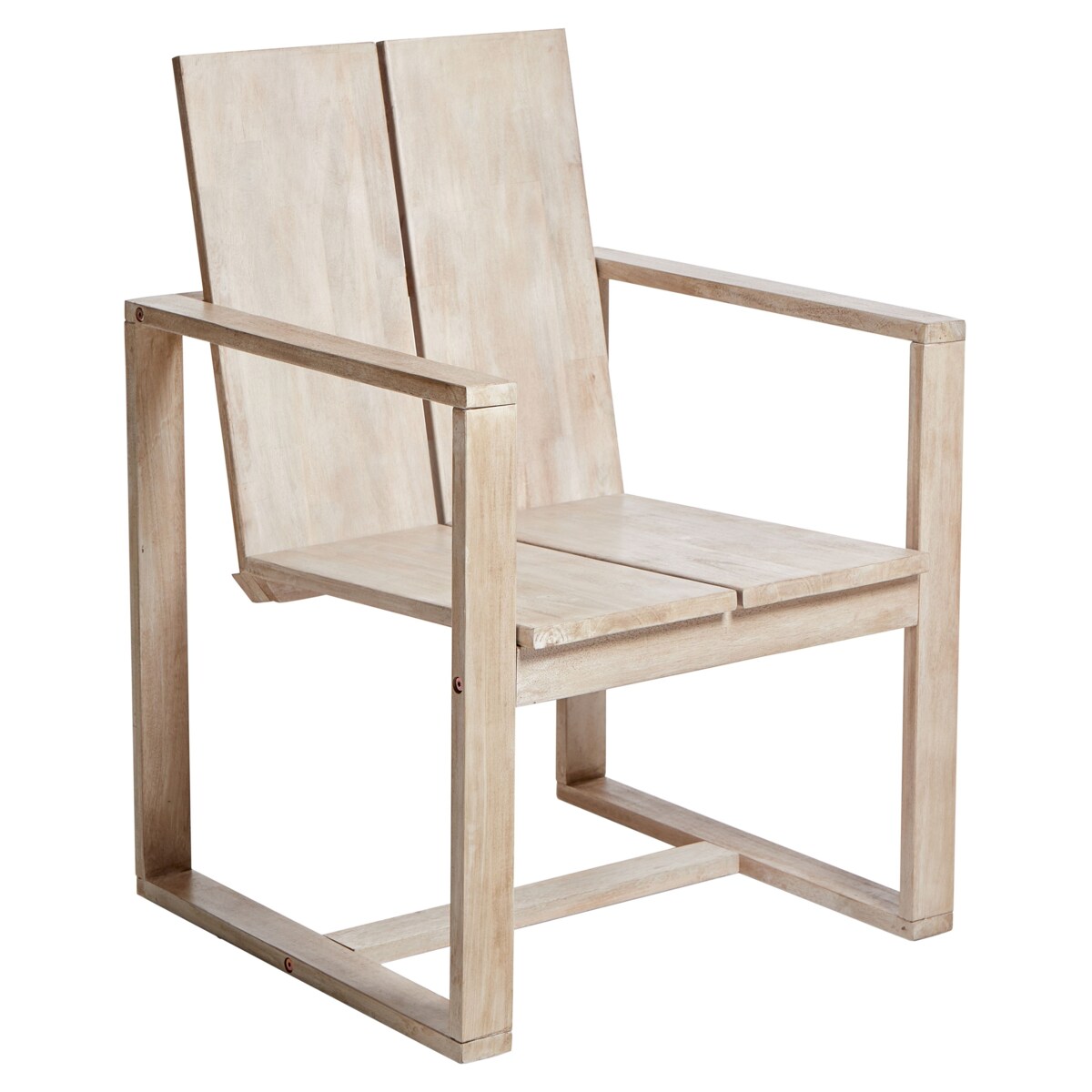 Zestaw 6 krzeseł ogrodowych z poduszkami AZZANELLO Drewno akacjowe Złamana biel