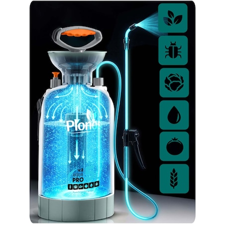 Opryskiwacz ciśnieniowy Plonos PL-605 5L ręczny ogrodowy z regulowaną lanca dysza