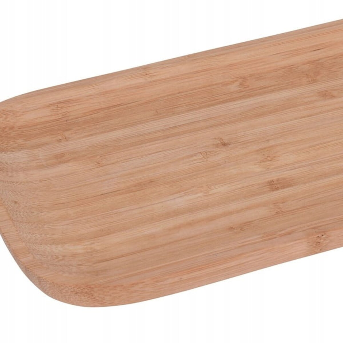 Taca Bambusowa Talerz Patera na Świece Owoce do Serwowania 25x13cm