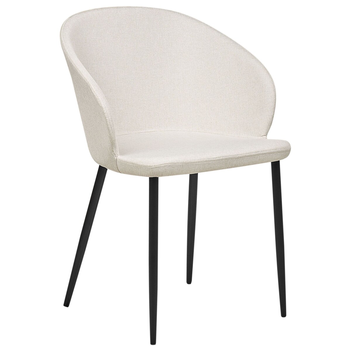 Zestaw 2 krzeseł do jadalni MASON Jasnobeżowy