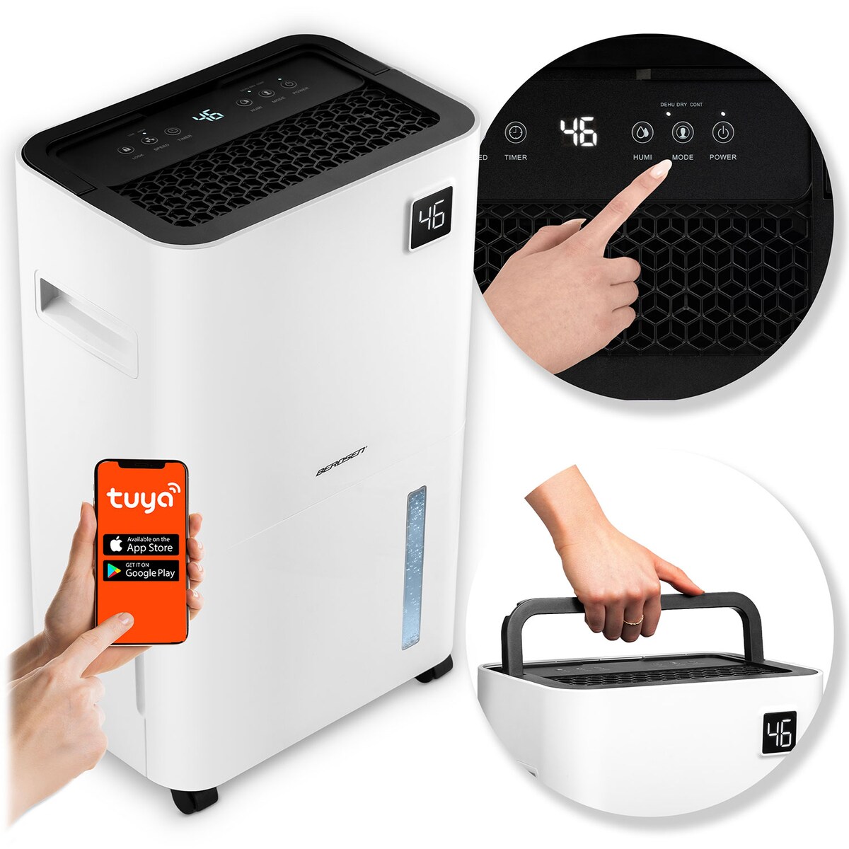 Osuszacz powietrza kompresorowy Berdsen pochłaniacz wilgoci 20l/24h 353400