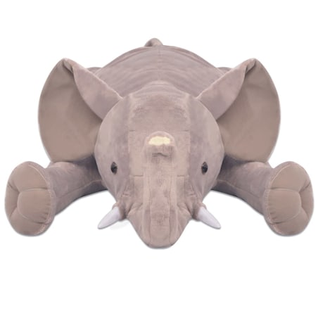vidaXL Pluszowa maskotka słoń XXL, 120 cm