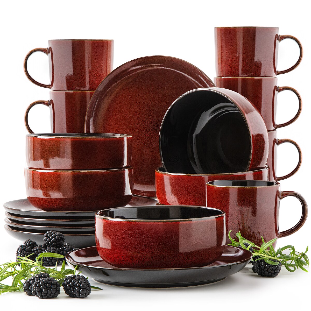 GAMBIA Zestaw śniadaniowy 6 os. (18 el.)