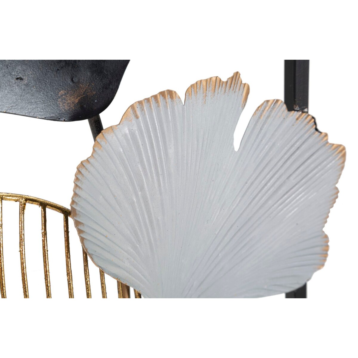 Panel ścienny metalowy ORY, czarny, 31x90 cm