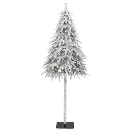 vidaXL Sztuczna choinka, ośnieżona, 150 cm