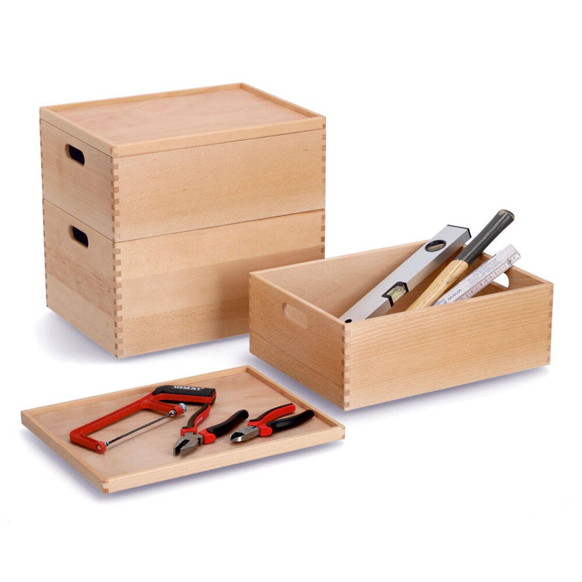 Pokrywa na pudełko z drewna bukowego, 40 x 30 cm