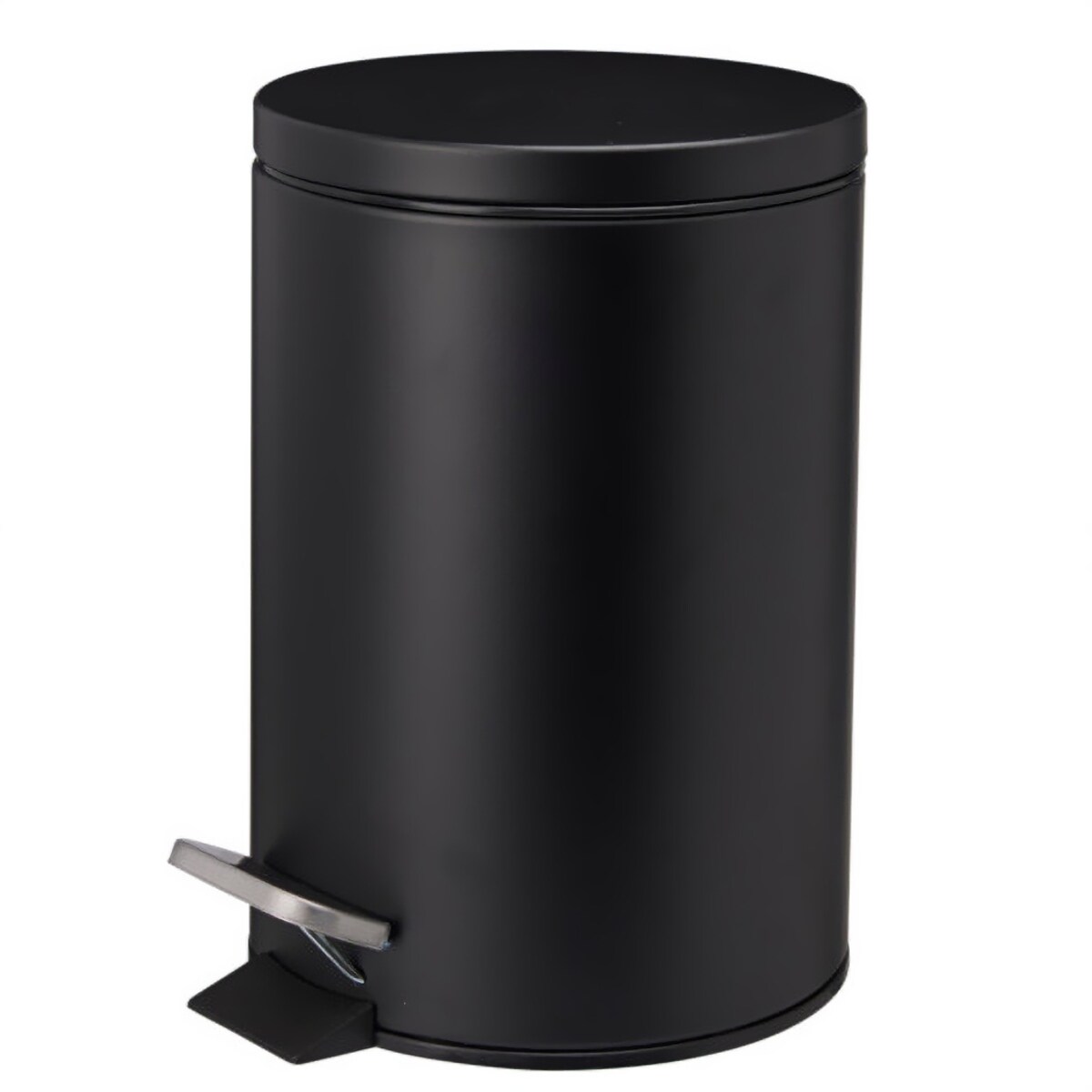 Kosz na śmieci NONI metalowy z pokrywą, 3 l