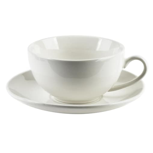 BASIC Filiżanka ze spodkiem 220ml 14X11X6cm