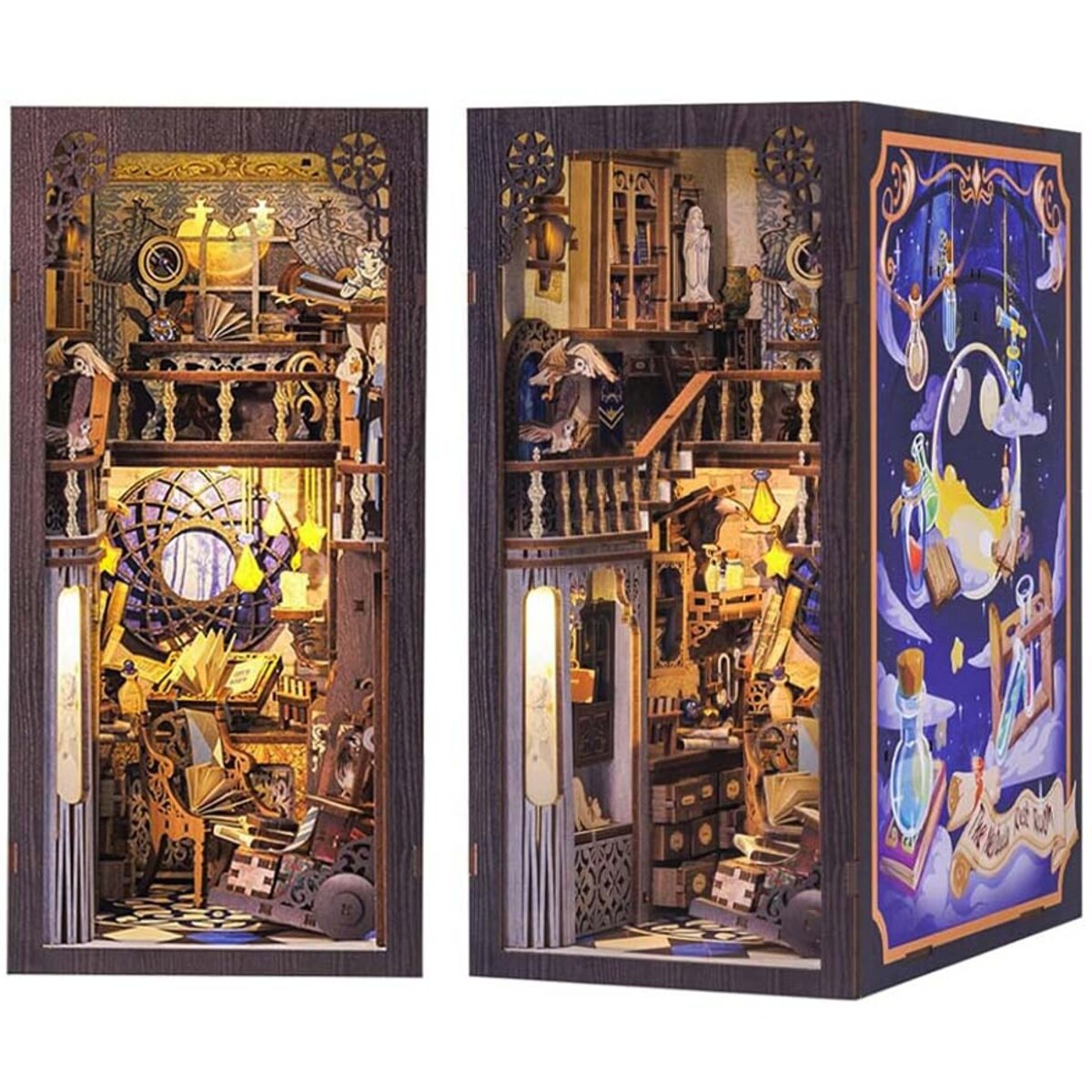 Miniaturowy domek Book Nook - Pracownia alchemika - CuteBee