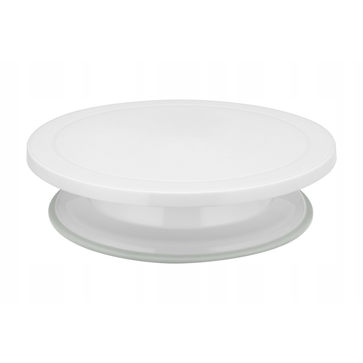 Patera obrotowa do tortów CIASTO DEKOROWANIE 27,5cm białe tworzywo koło