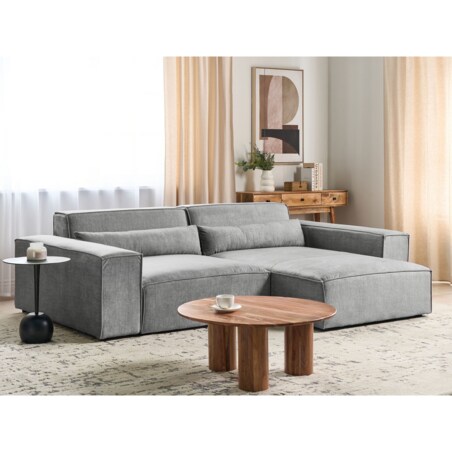 Narożnik modułowy lewostronny szary HELLNAR