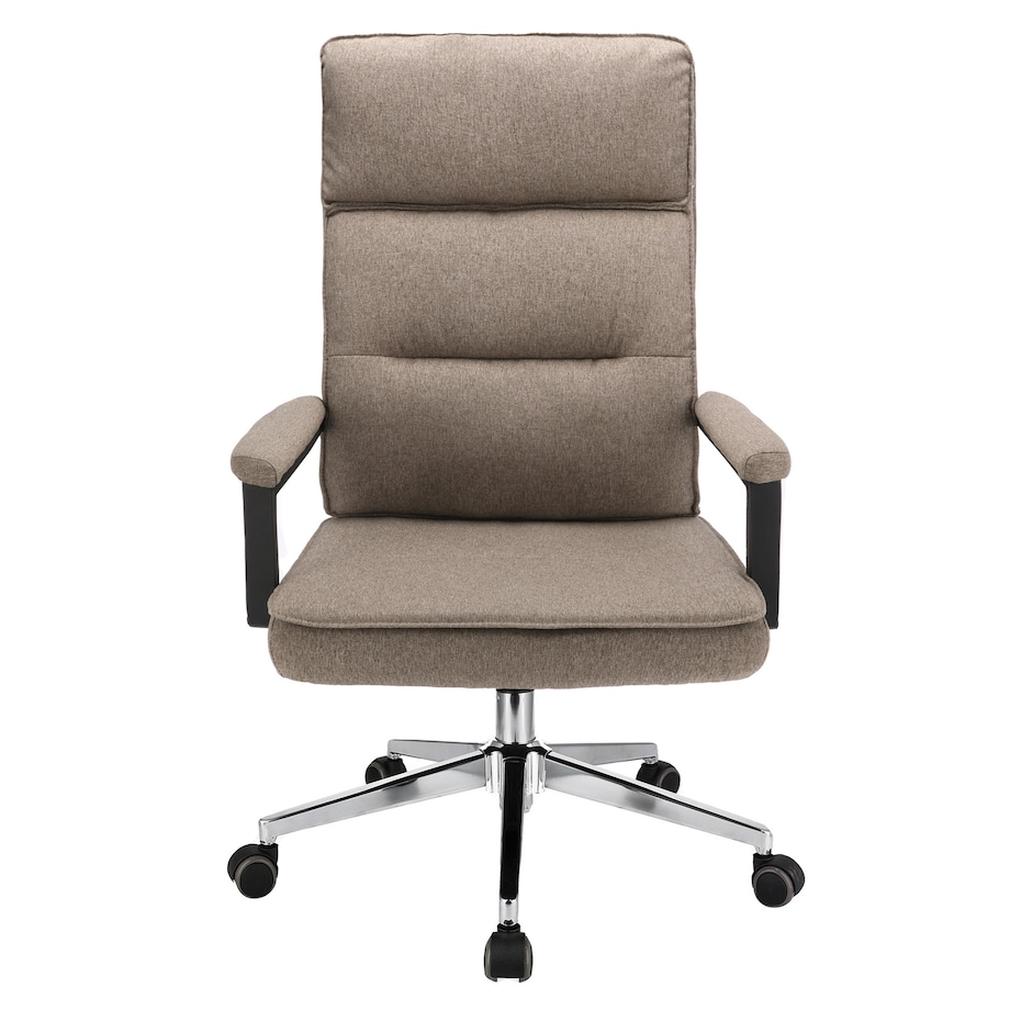 Fotel biurowy SEGO tkanina brązowy