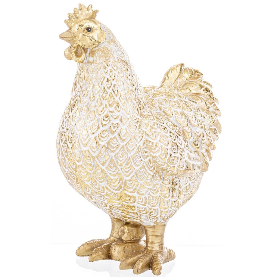 Dekoracja - kura 24x18x11 cm WAANS dropiata