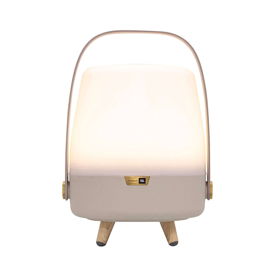 KOODUU LITE-UP PLAY MINI Lampa przenośna z głośnikiem - Beżowy