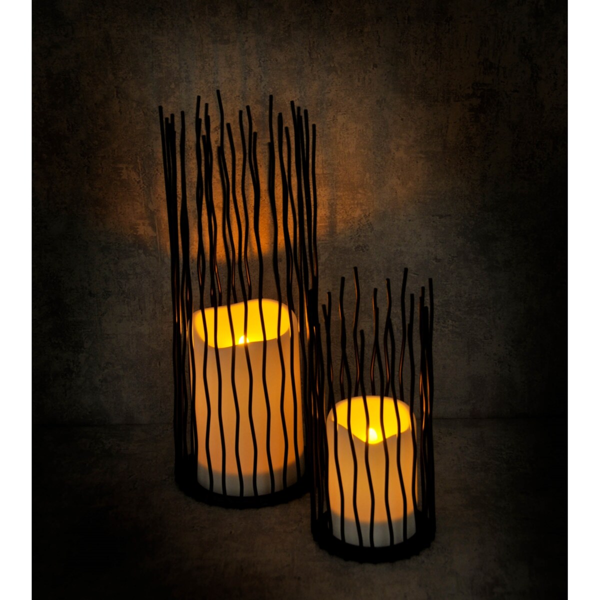 Zewnętrzna latarenka Nyborg XL 313294 candle na baterie czarna