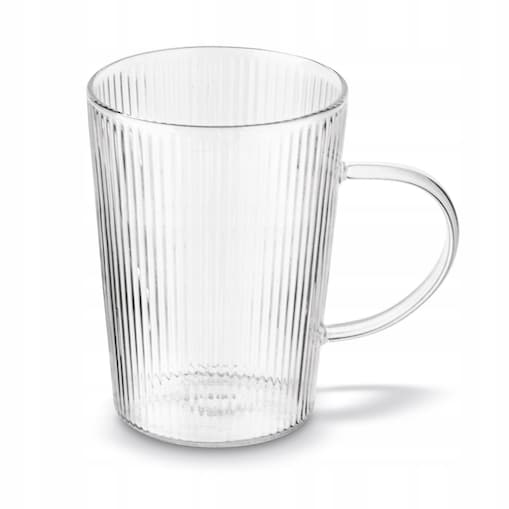 6x SZKLANKA DO KAWY HERBATY wysoka z uchem LATTE 440 ml cappuccino KUBEK