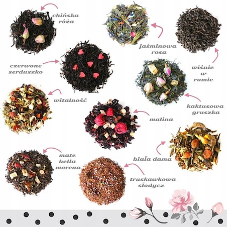 PREZENT NA DZIEŃ MAMY DLA MATKI ZESTAW 10 HERBAT NA PODARUNEK UPOMINEK