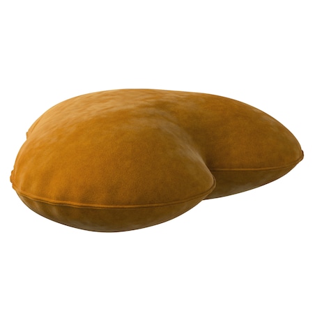 Poduszka Heart of Love, miodowy, 45x15x45cm, Posh Velvet