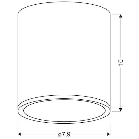 Sufitowa LAMPA downlight 2277165 Candellux metalowa OPRAWA plafon okrągły drewniany