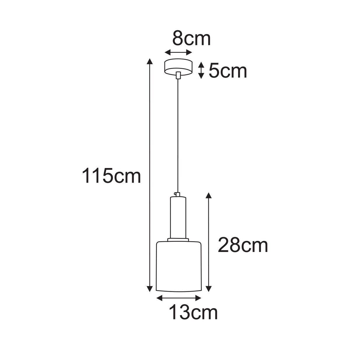 Lampa wisząca K-5875 z serii AIGO