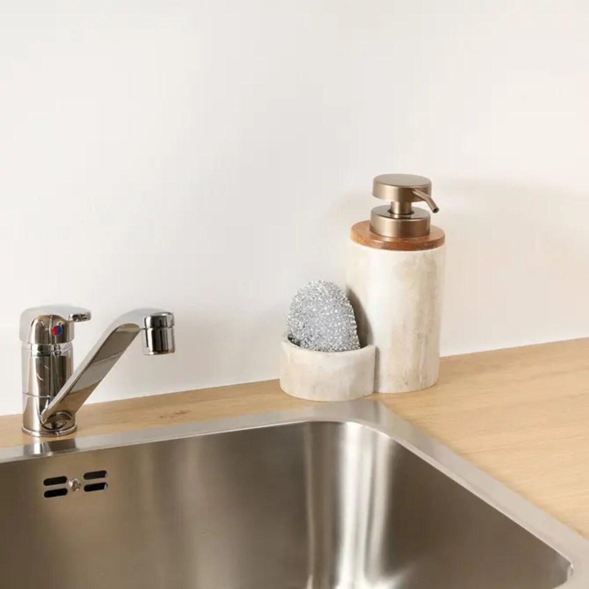 Dozownik z miejscem na gąbkę, 330 ml, Come