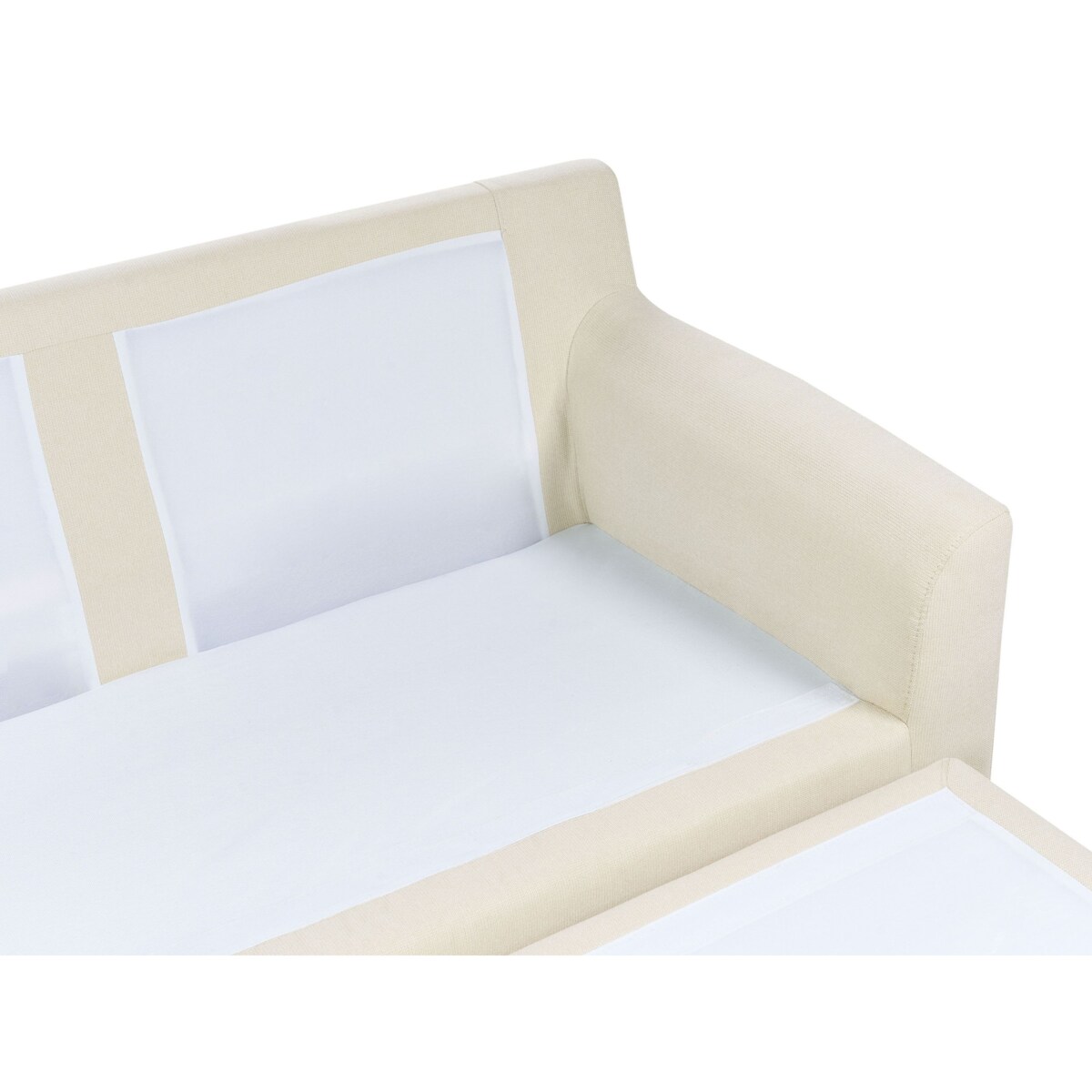 Narożnik ELVENES Jasnobeżowy Tkanina