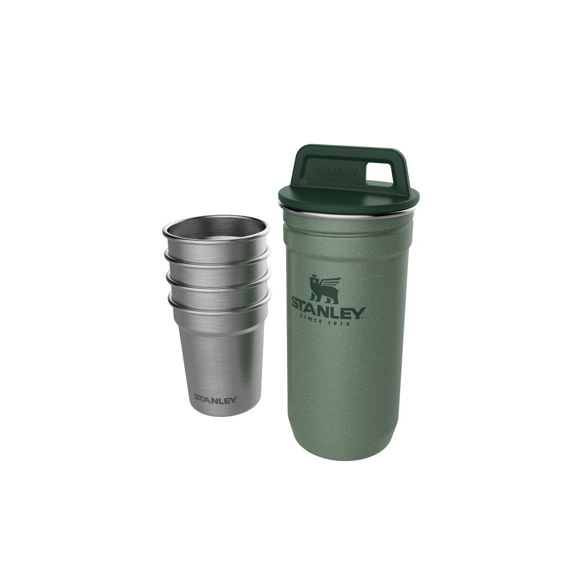 Kieliszki metalowe w etui ADVENTURE - HAMMERTONE GREEN / Stanley