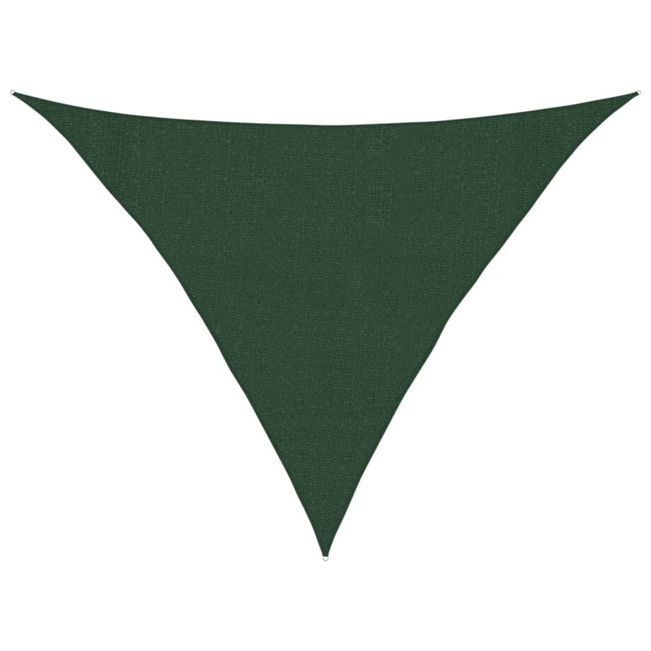 vidaXL Żagiel przeciwsłoneczny 160 g/m² ciemnozielony, 3x3x4,2 m, HDPE