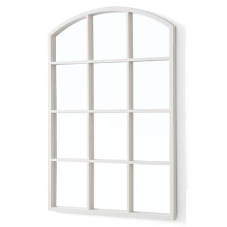 Lustro w okiennej ramie z łukiem, 76 × 52 cm