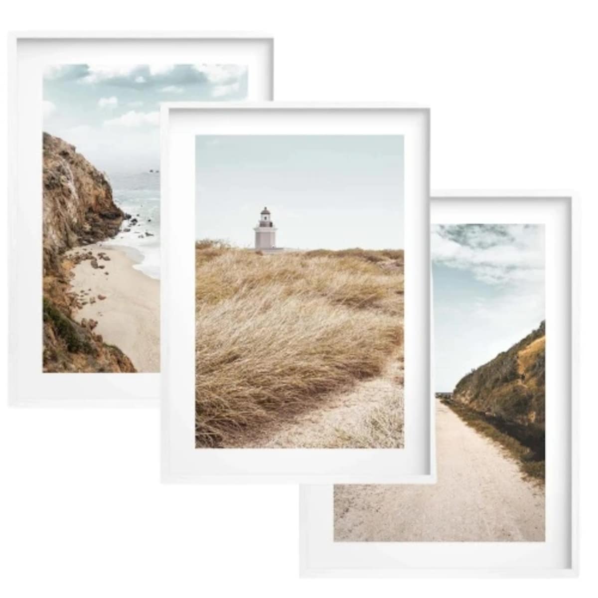 Plakaty Obrazy ścienne w ramie Plaża Morze Ozdoba do salonu sypialni 30x40