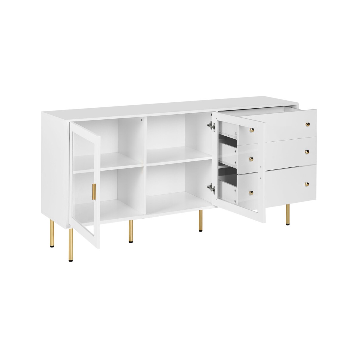 Szafka 2-drzwiowa MILORA 160 cm Biały