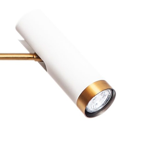 Regulowana lampa stołowa Plus 4002280-5002 By Rydens biurkowa z regulacją do gabinetu biała