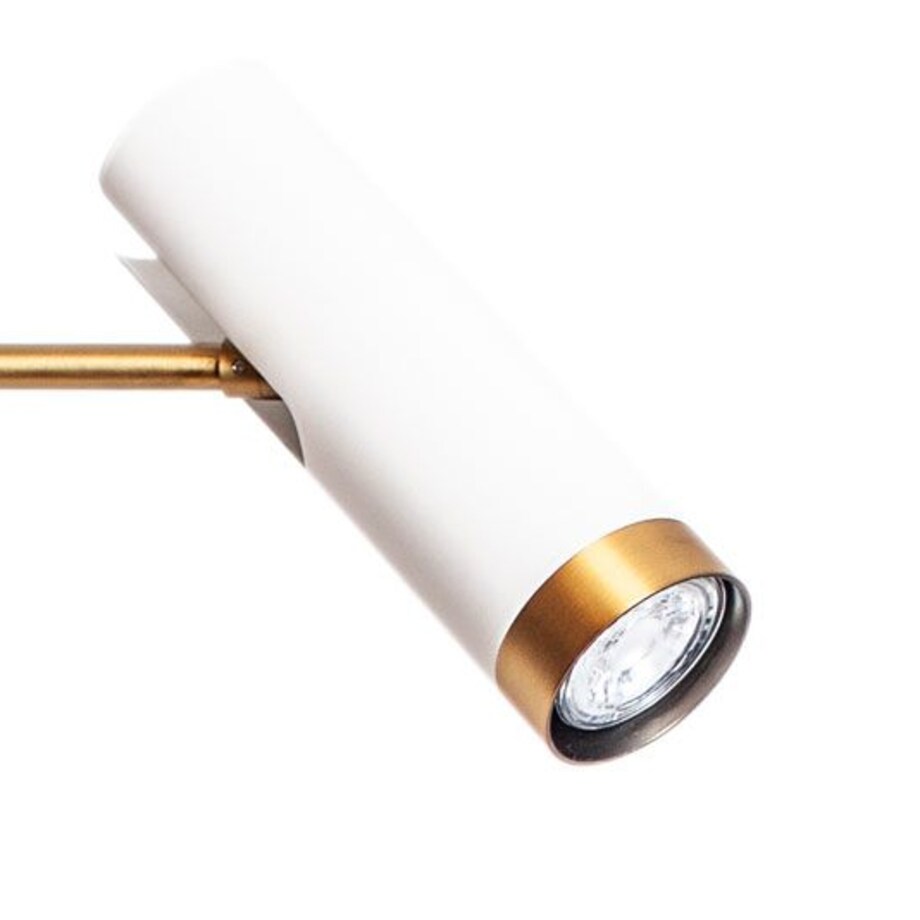 Regulowana lampa stołowa Plus 4002280-5002 By Rydens biurkowa z regulacją do gabinetu biała