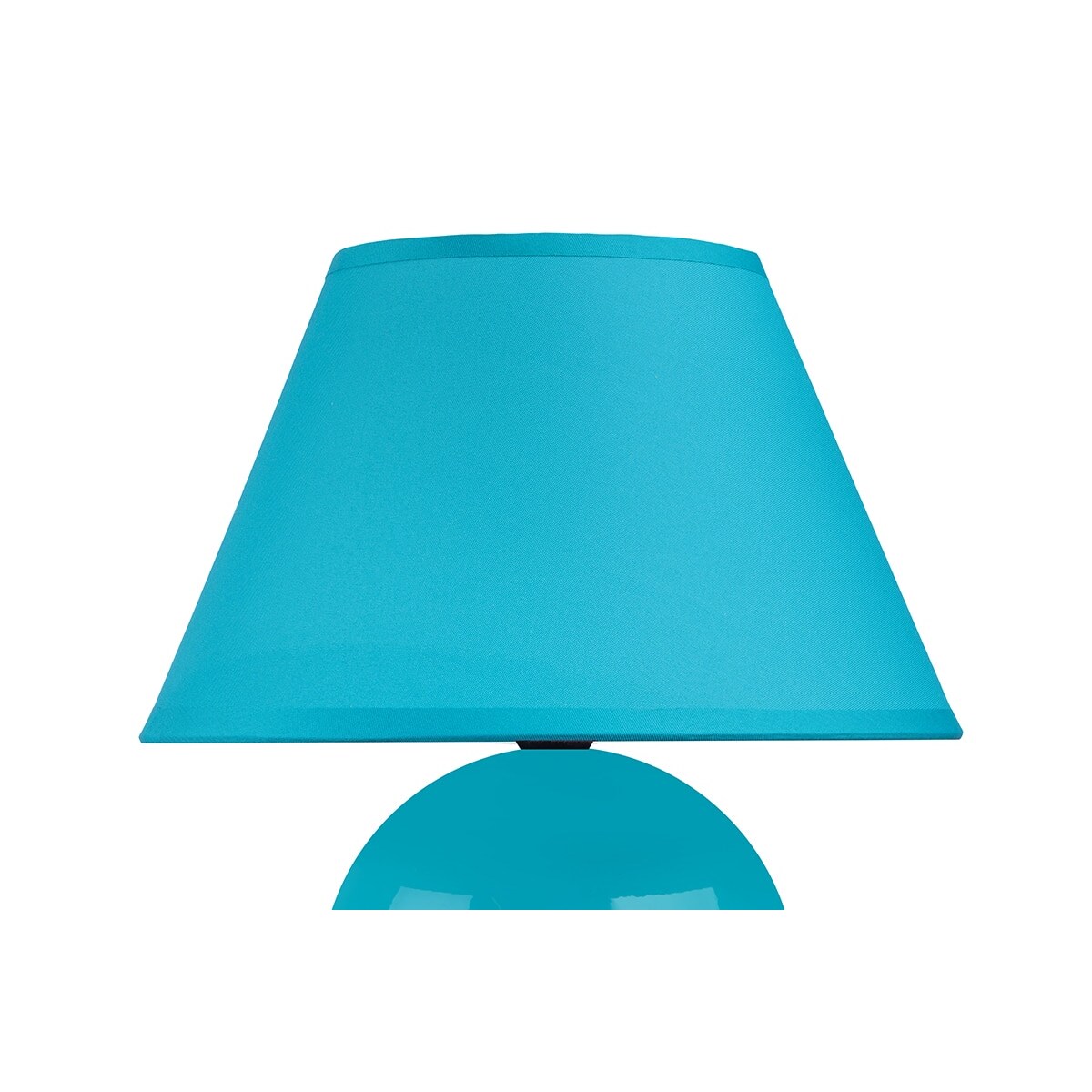 KONSIMO HULAR Turkusowa klasyczna lampa stołowa, 2 szt.