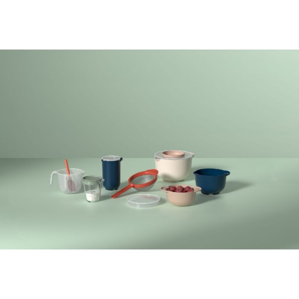 Dzbanek z miarką i pokrywką Chef It 1000 ml Chalk 102311031500