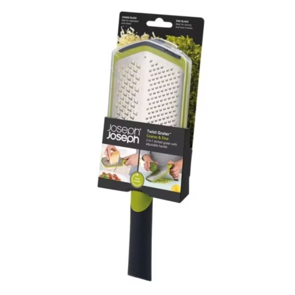 Tarka obrotowa zielona TWIST, 10.5 x 29.5 x 2.8 cm, Joseph Joseph