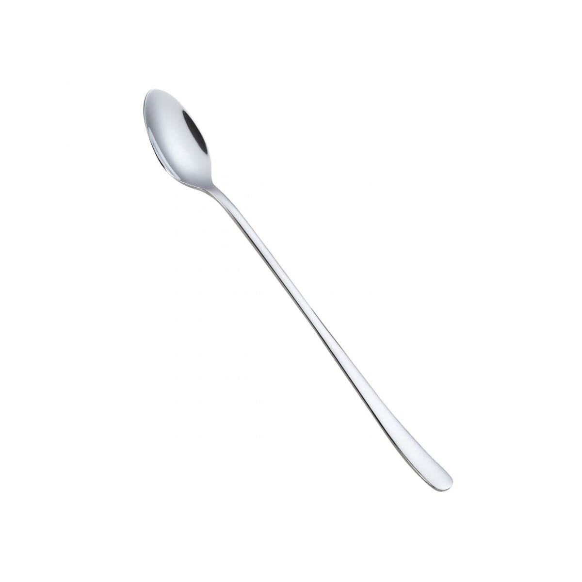 Łyżeczki koktajlowe długie do drinków kawy latte zestaw 6 sztuk Połysk KINGHOFF