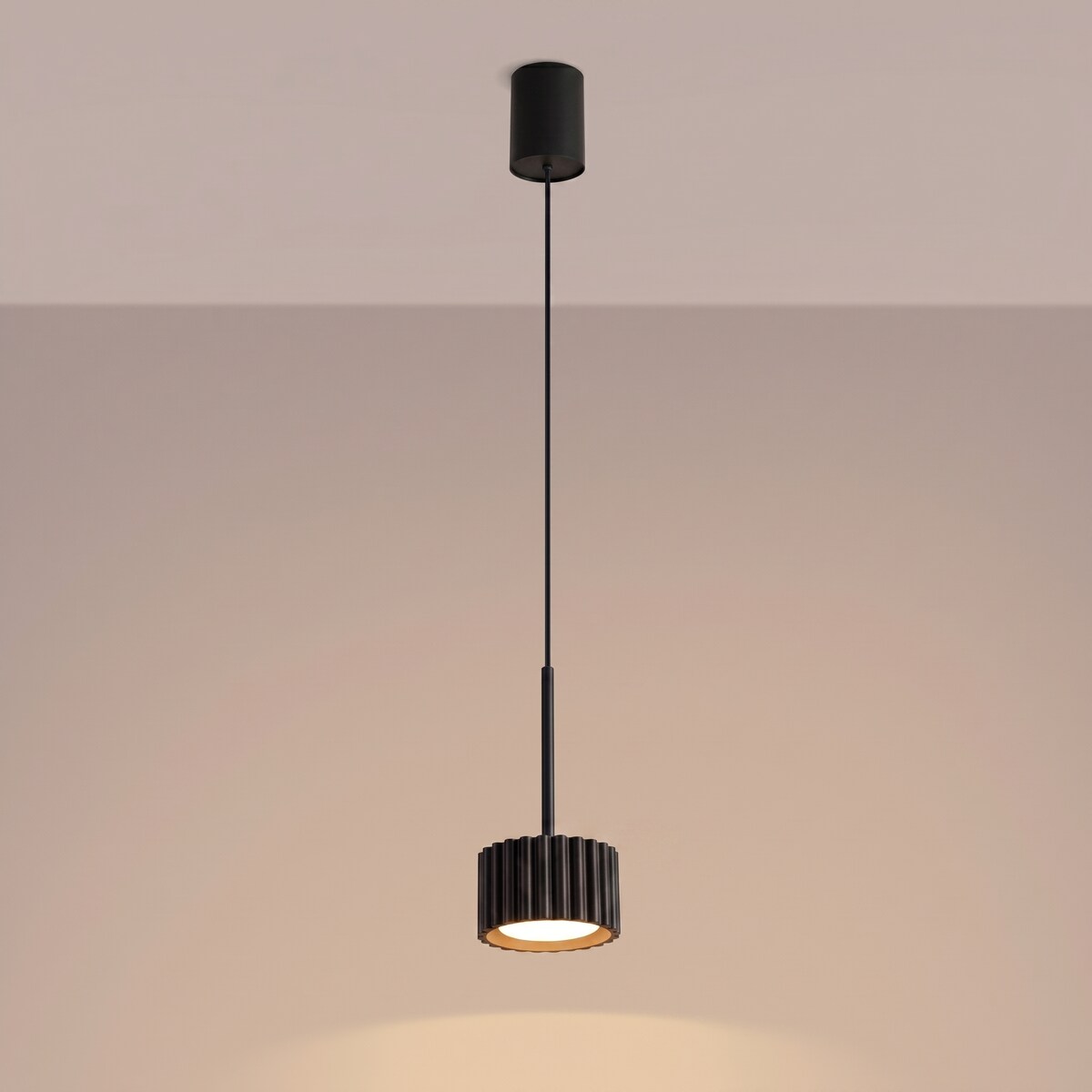 Lampa wisząca AURA 1 czarna Gx53