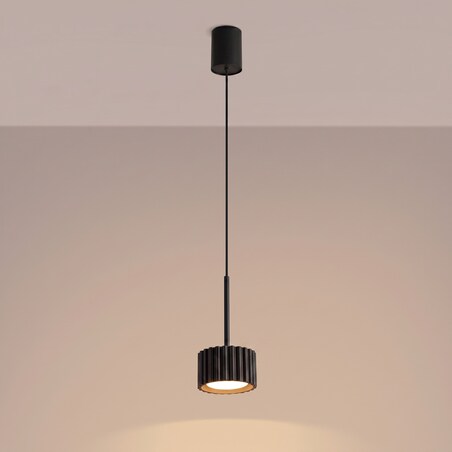 Lampa wisząca AURA 1 czarna Gx53