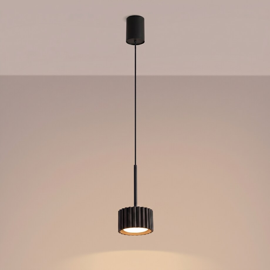Lampa wisząca AURA 1 czarna Gx53